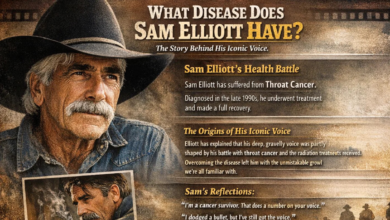 what disease does Sam Elliott have