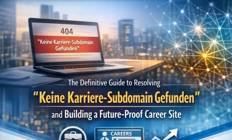 Keine Karriere-Subdomain Gefunden