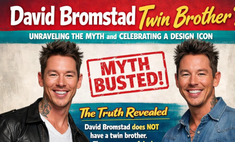 David Bromstad Twin Brother