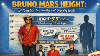 Bruno Mars Height