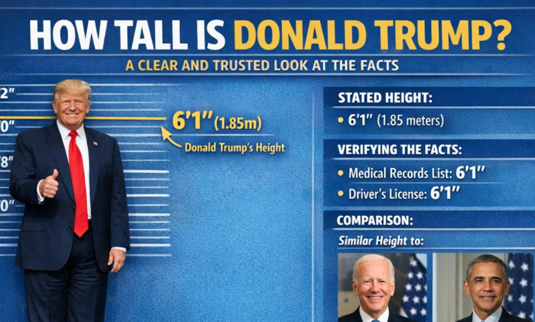 How Tall Is Donald Trump