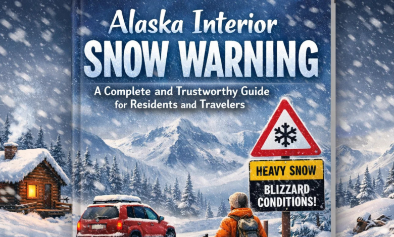Alaska Interior Snow Warning