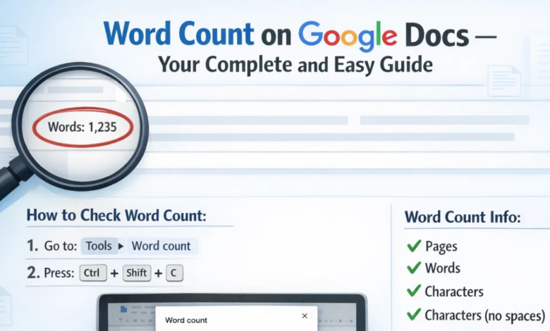 Word Count on Google Docs