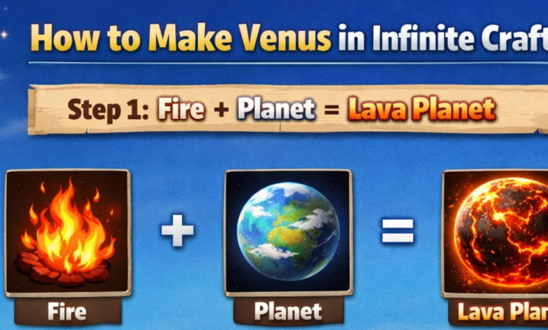 How to Make Venus in Infinite Craft