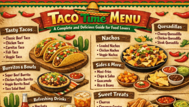 Taco Time Menu