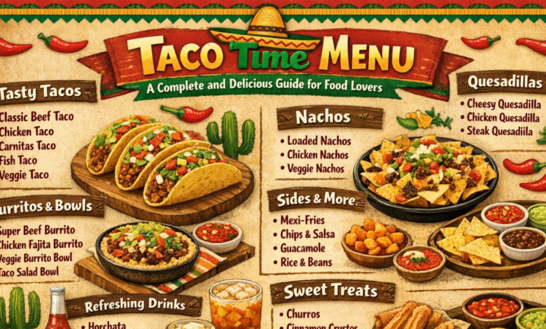 Taco Time Menu